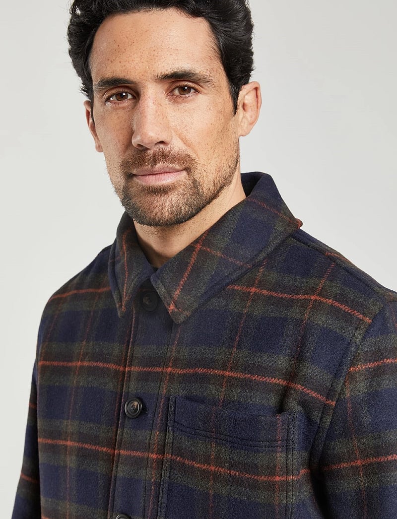 Armor Lux - Fishermen Jacket Héritage - sügisjakid - navy/sherwood/tajine - 4