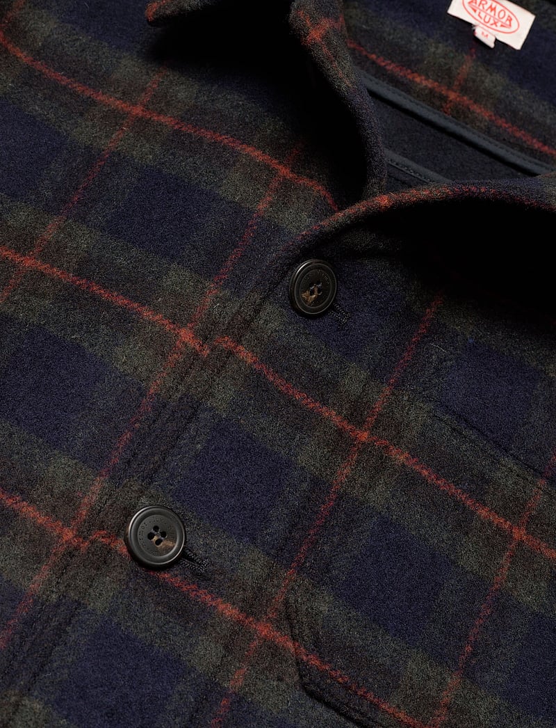 Armor Lux - Fishermen Jacket Héritage - sügisjakid - navy/sherwood/tajine - 5