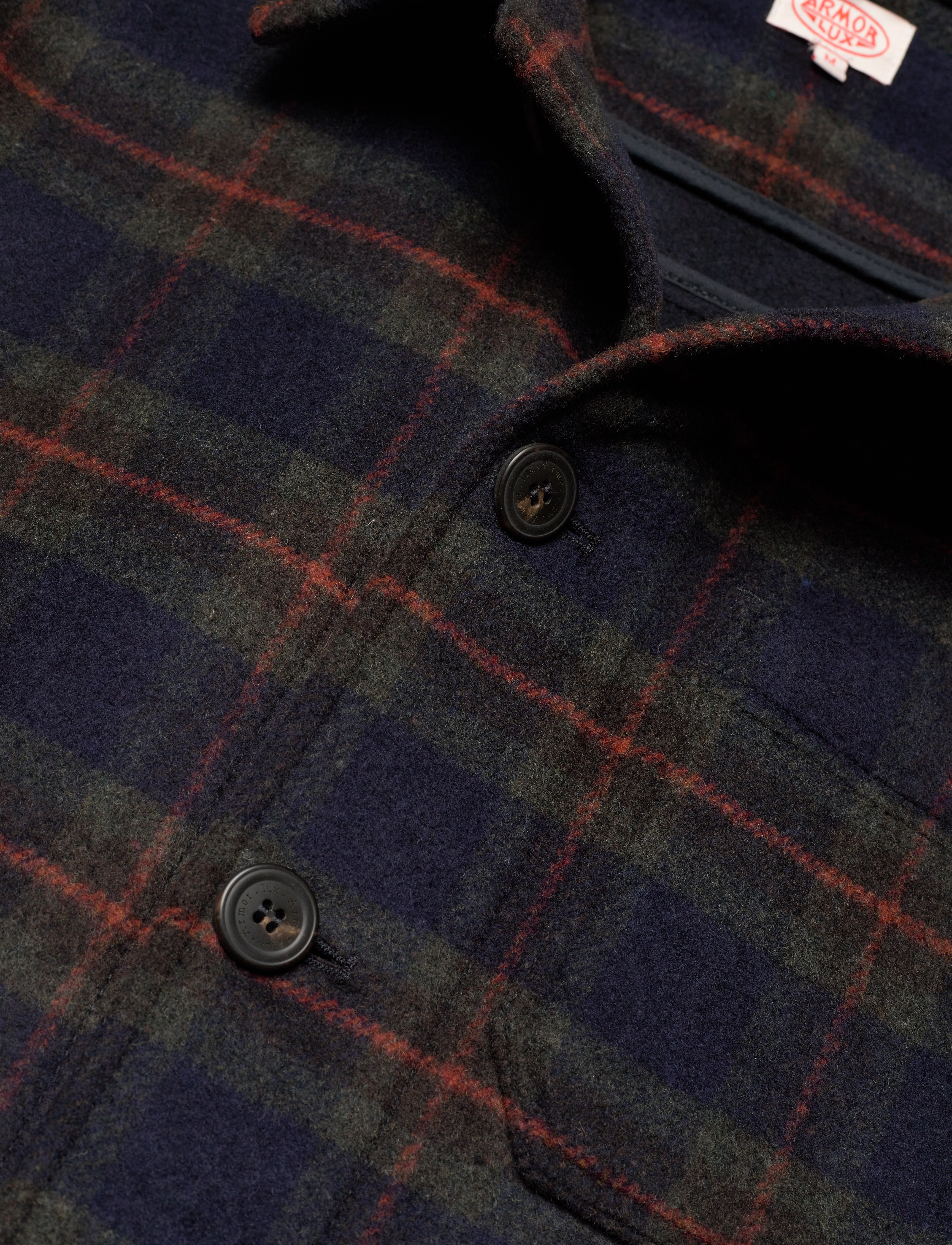 Armor Lux - Jacket Héritage - forårsjakker - navy/sherwood/tajine - 5