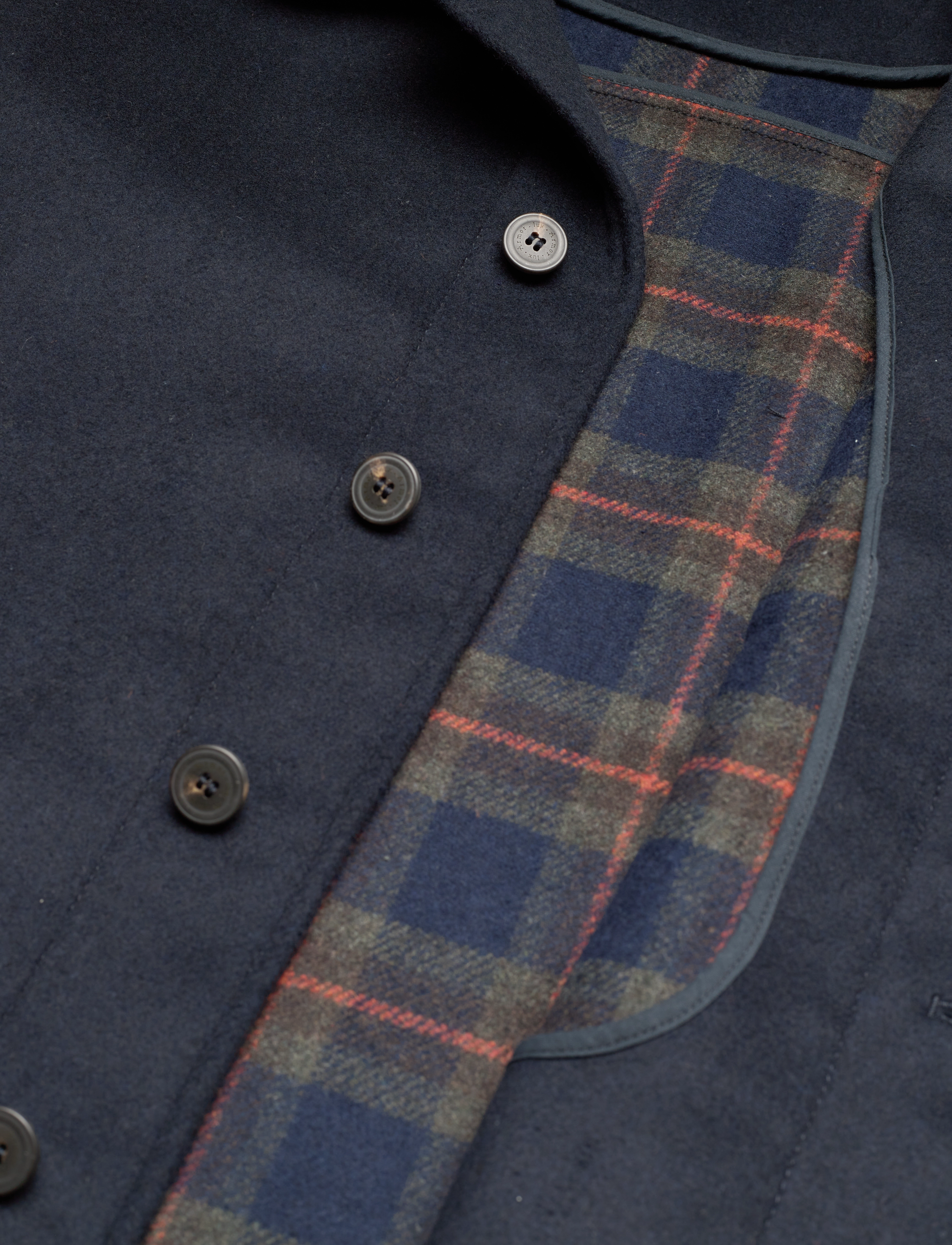 Armor Lux - Jacket Héritage - lentejassen - rich navy/check tajine - 4