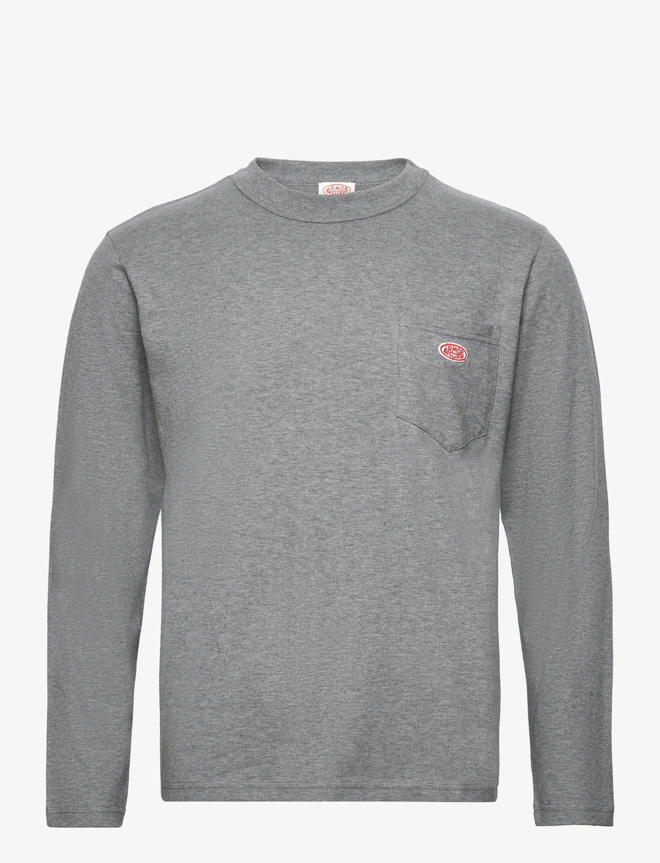 Armor Lux - Basic Pocket T-shirt Héritage - basis-t-skjorter - misty grey - 0
