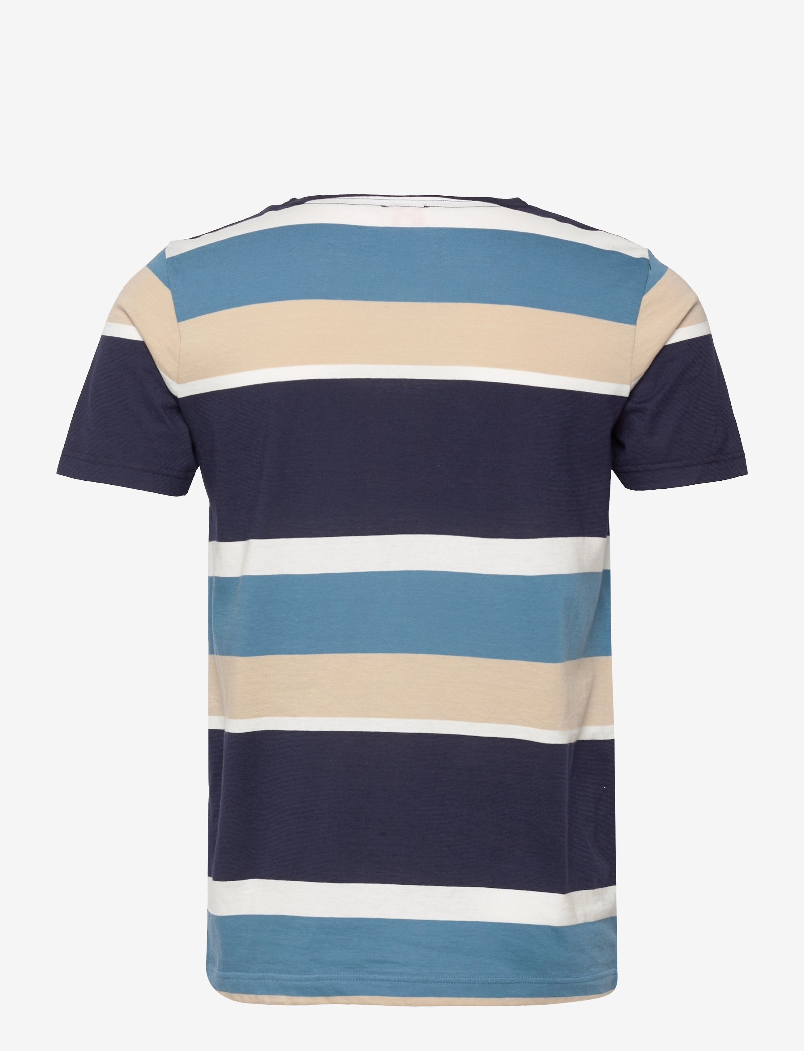 Armor Lux - Breton Striped Shirt Héritage - navy/milk/dune/lagoon arm - 1