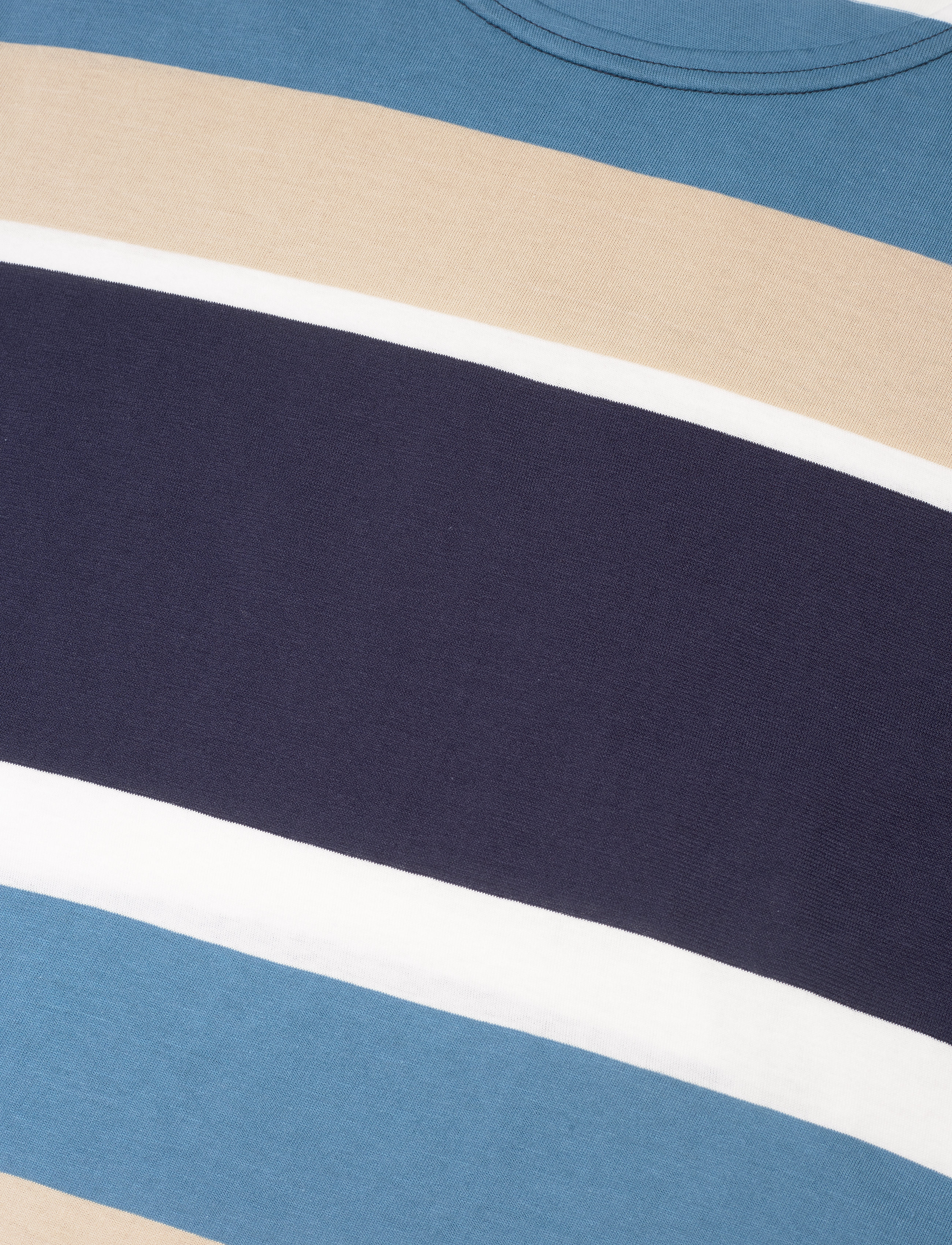 Armor Lux - Breton Striped Shirt Héritage - navy/milk/dune/lagoon arm - 2
