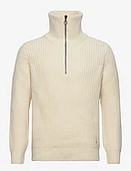 Zip-up Sweater Héritage - NATURE