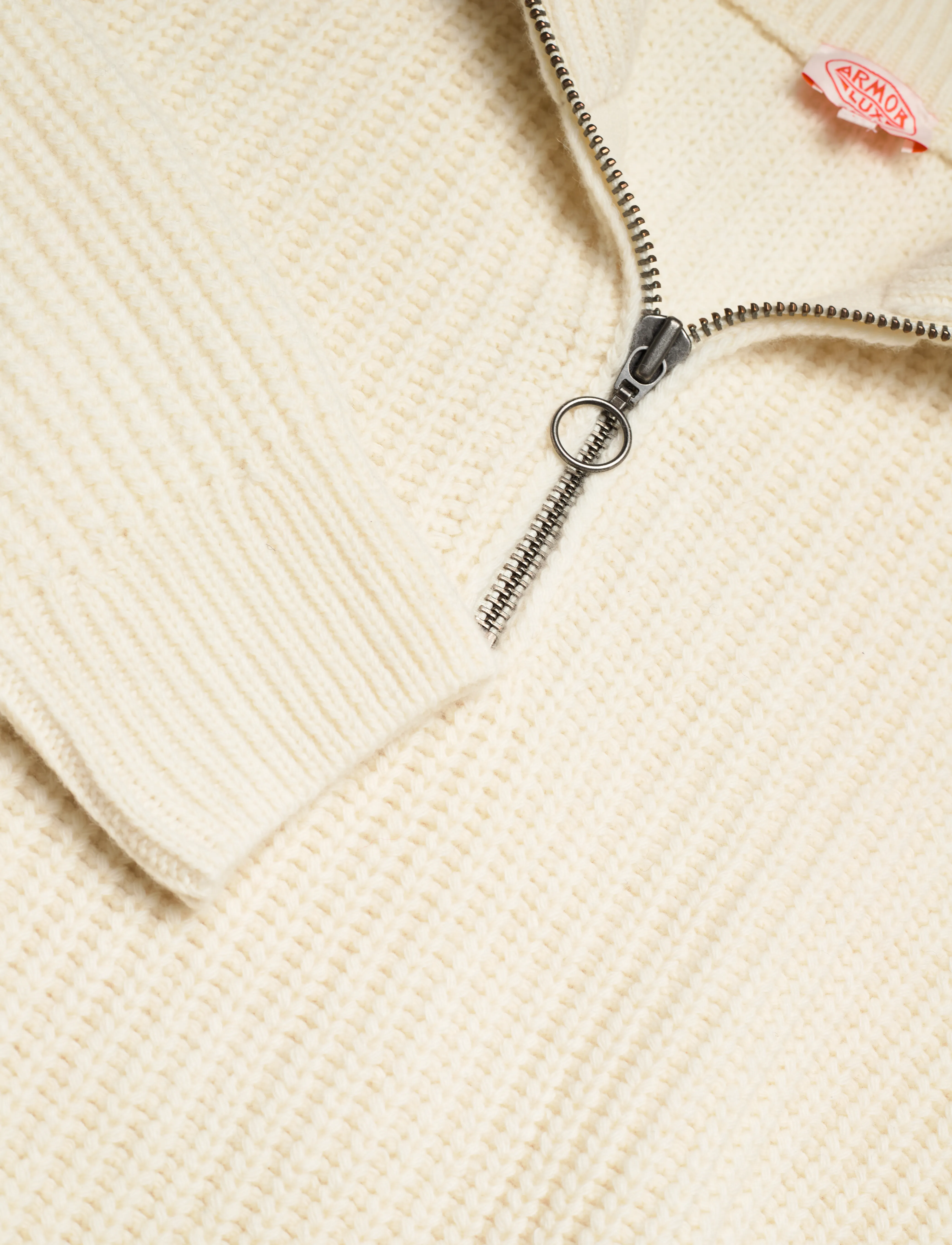 Armor Lux - Sweater zip-up collar Héritage - nature - 3