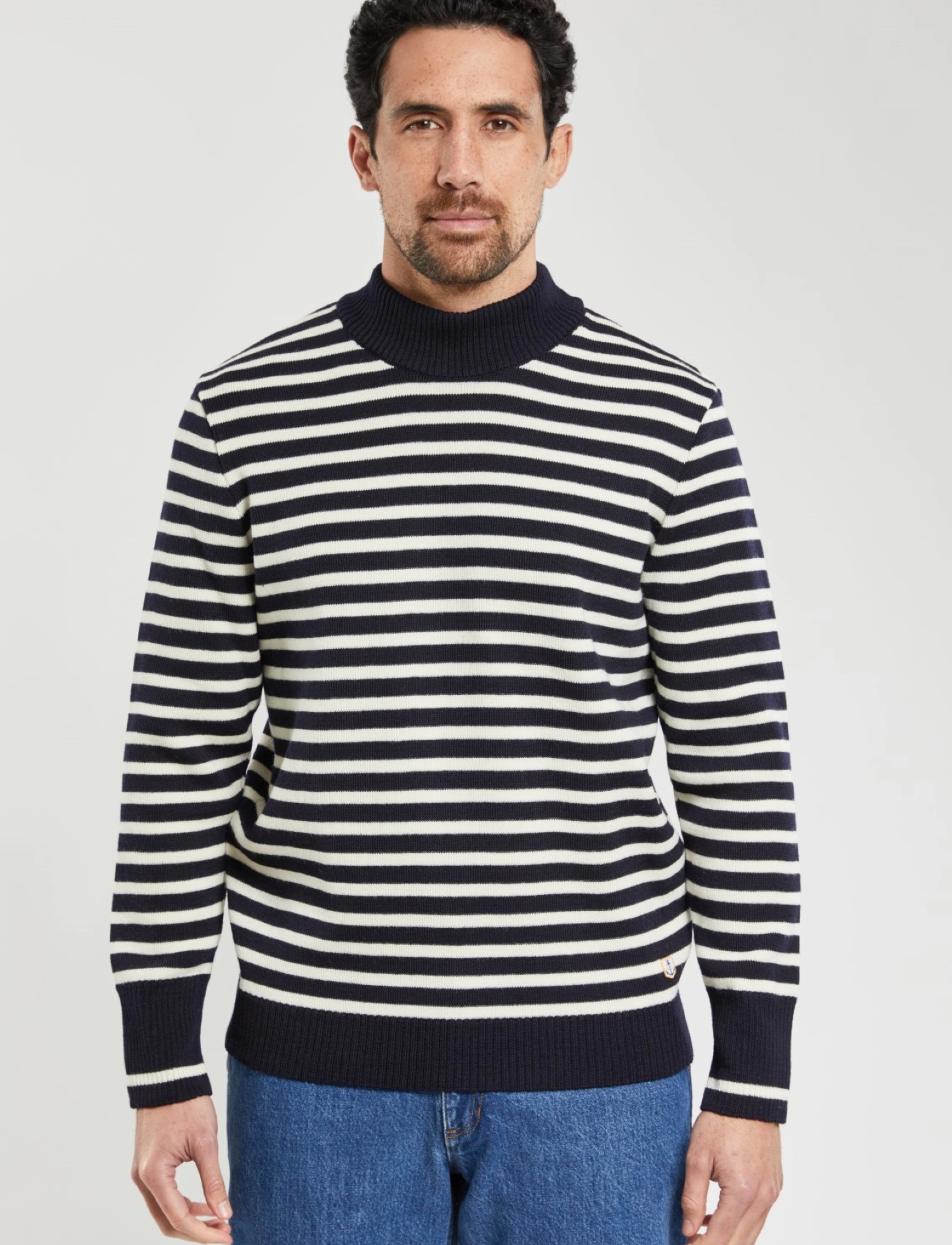 Armor Lux - Roundneck Sweater Héritage - navy/nature - 2
