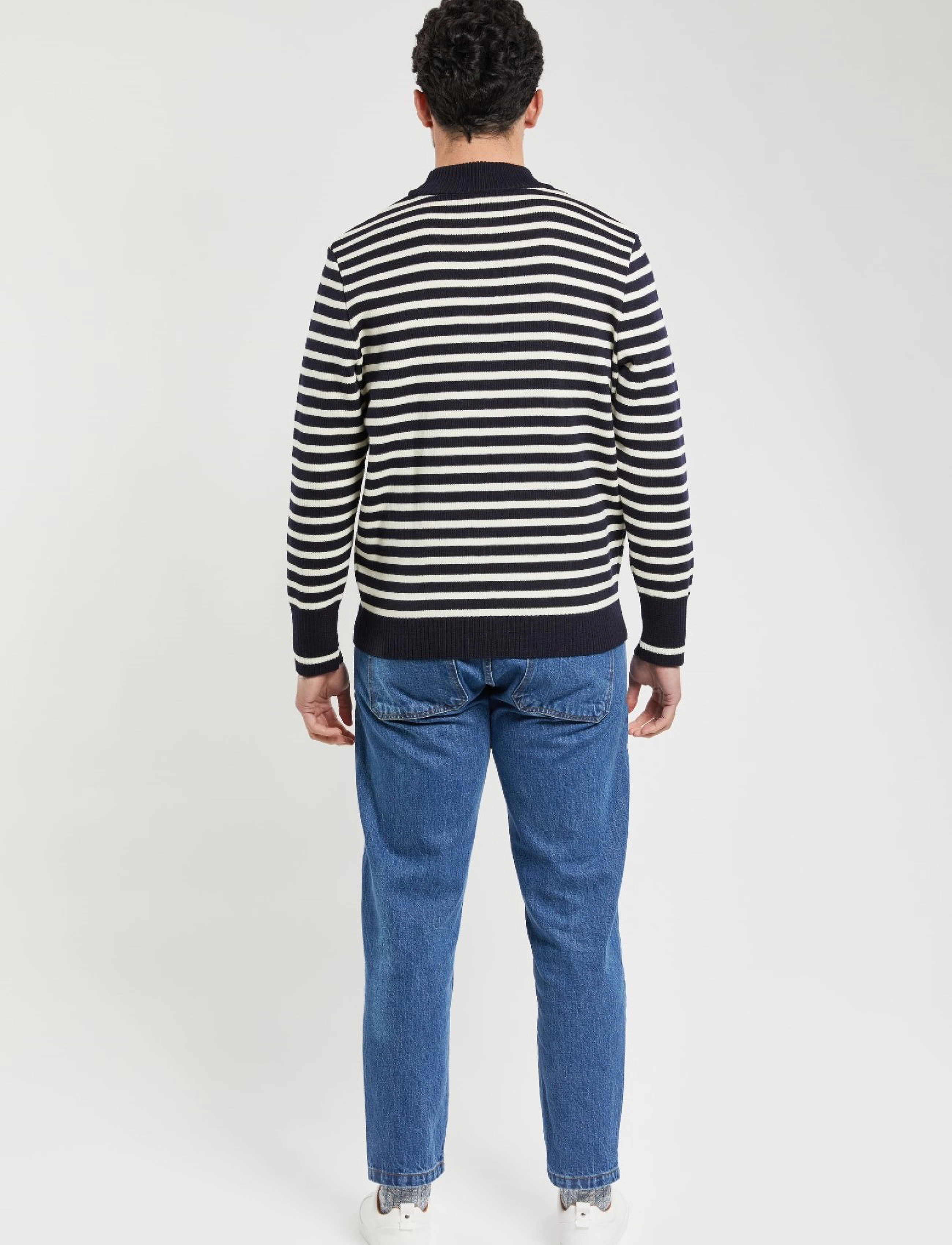 Armor Lux - Roundneck Sweater Héritage - navy/nature - 4