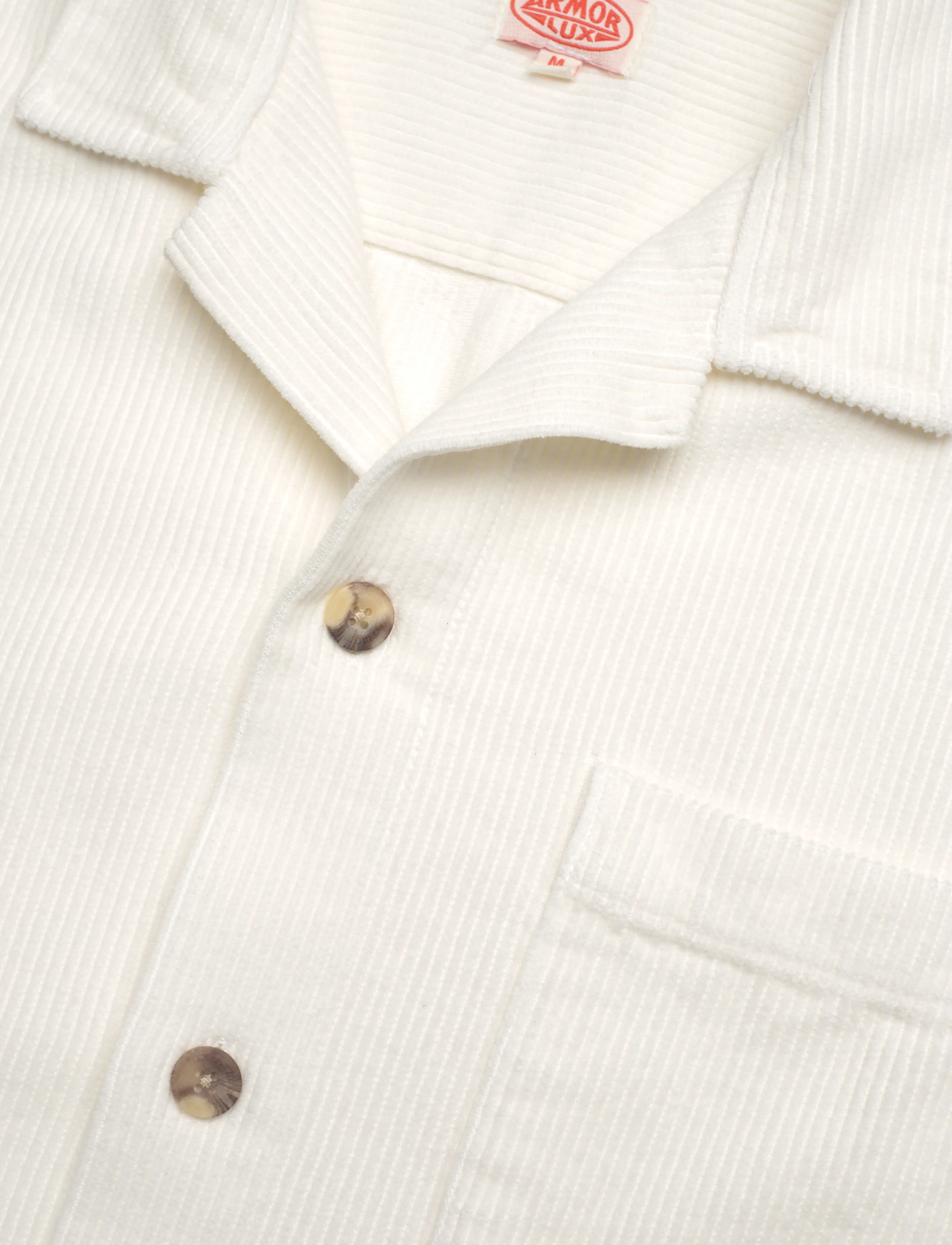 Armor Lux - Overshirt shark collar Héritage - nature - 2