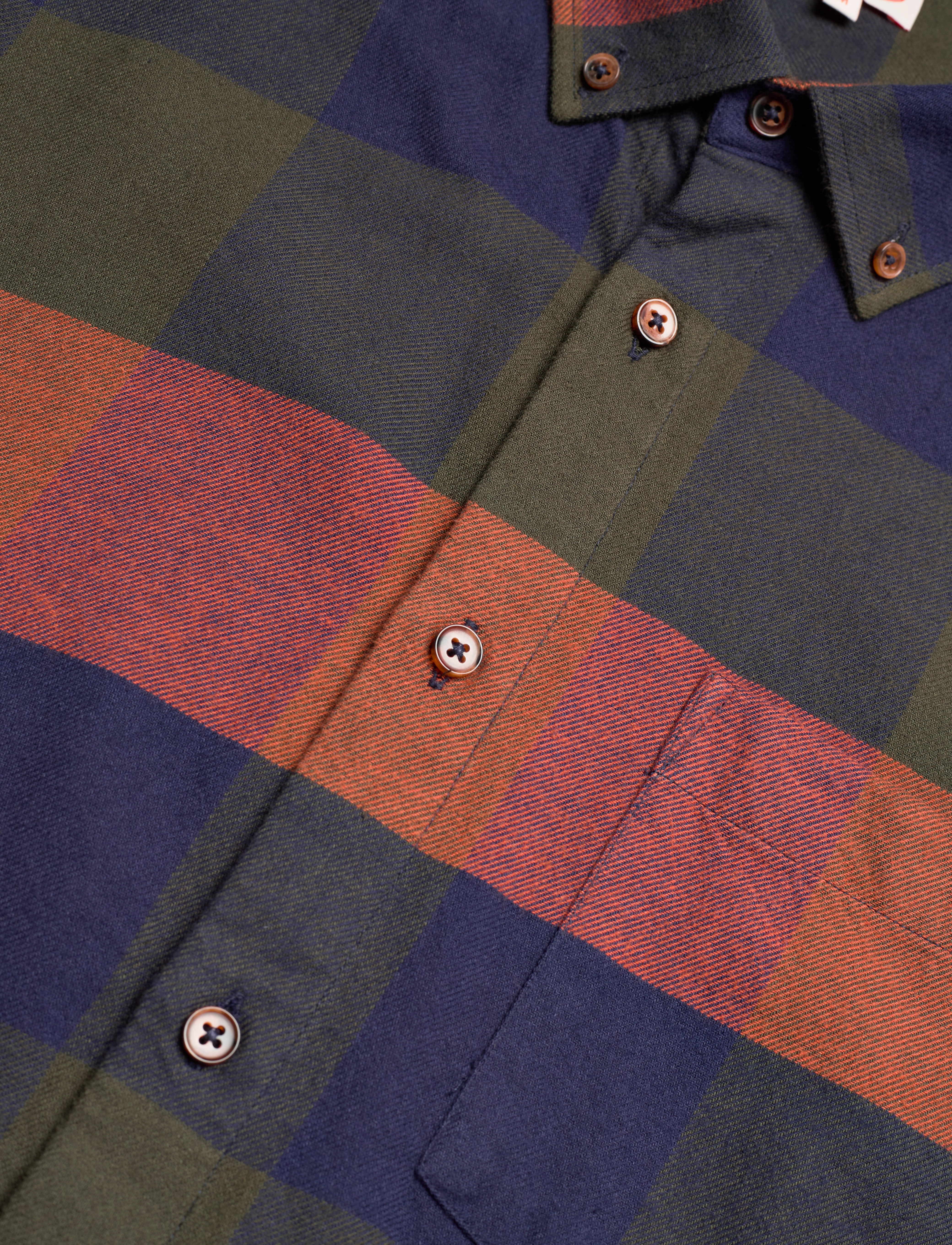Armor Lux - Check Shirt "Héritage" - check pixel tajine - 3