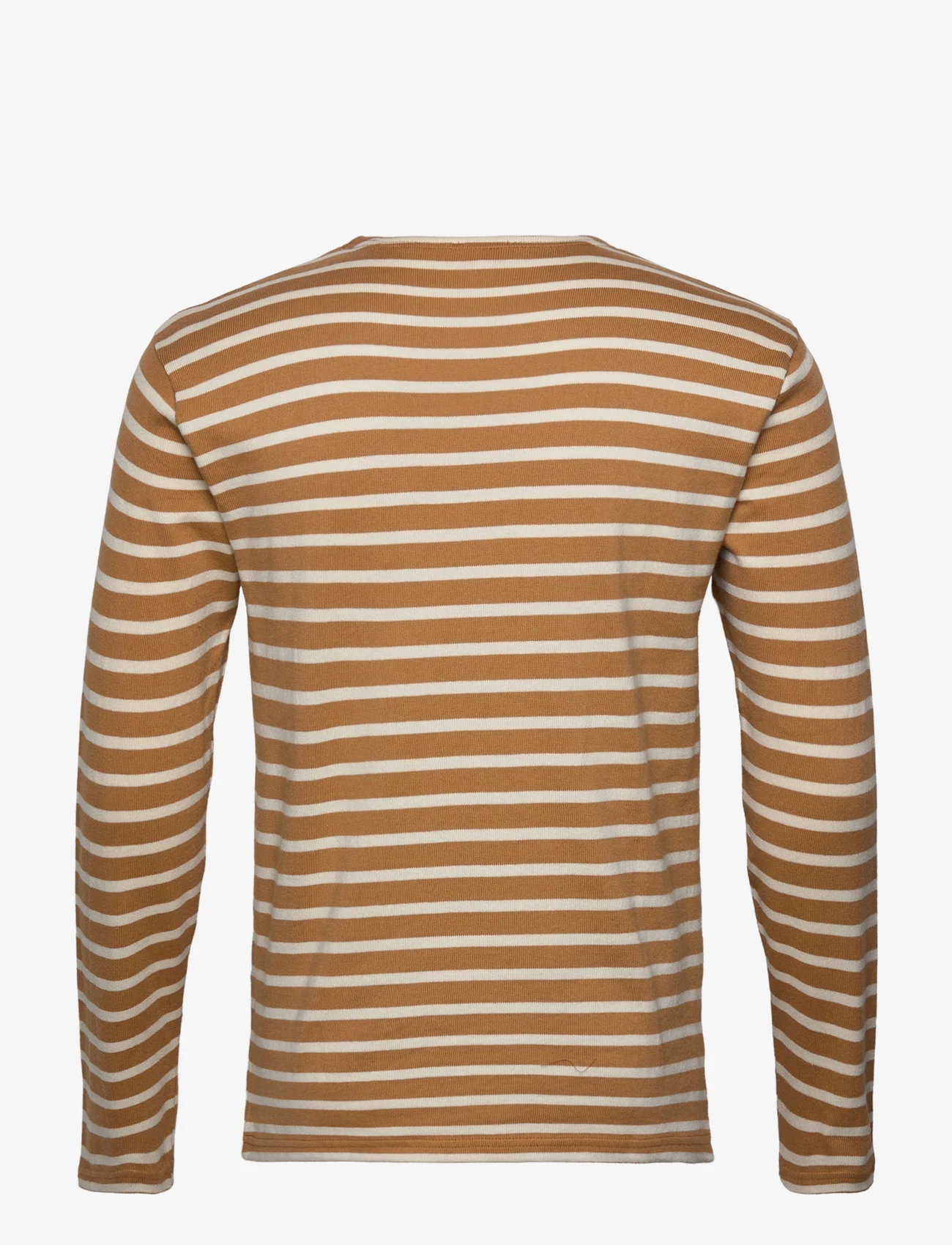 Armor Lux - Striped Breton Shirt Héritage - długi rękaw - cajou/nature - 1