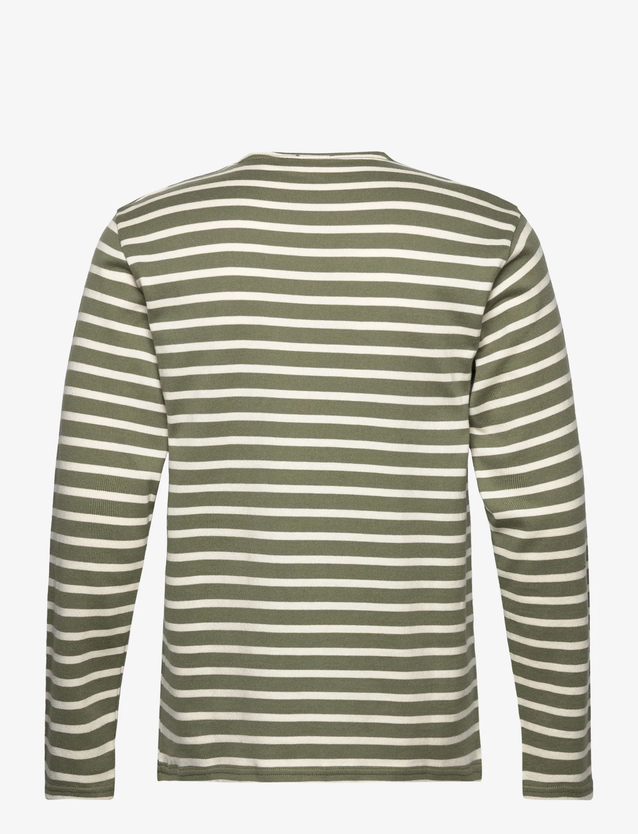 Armor Lux - Striped Breton Shirt Héritage - long-sleeved t-shirts - military/nature - 1