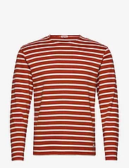 Armor Lux - Striped Breton Shirt Héritage - langermede t-skjorter - tajine/nature - 0