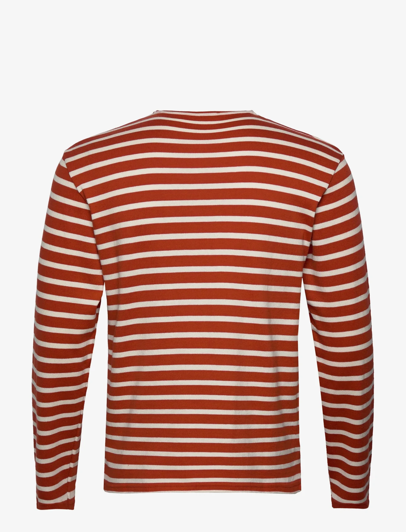Armor Lux - Striped Breton Shirt Héritage - long-sleeved t-shirts - tajine/nature - 1