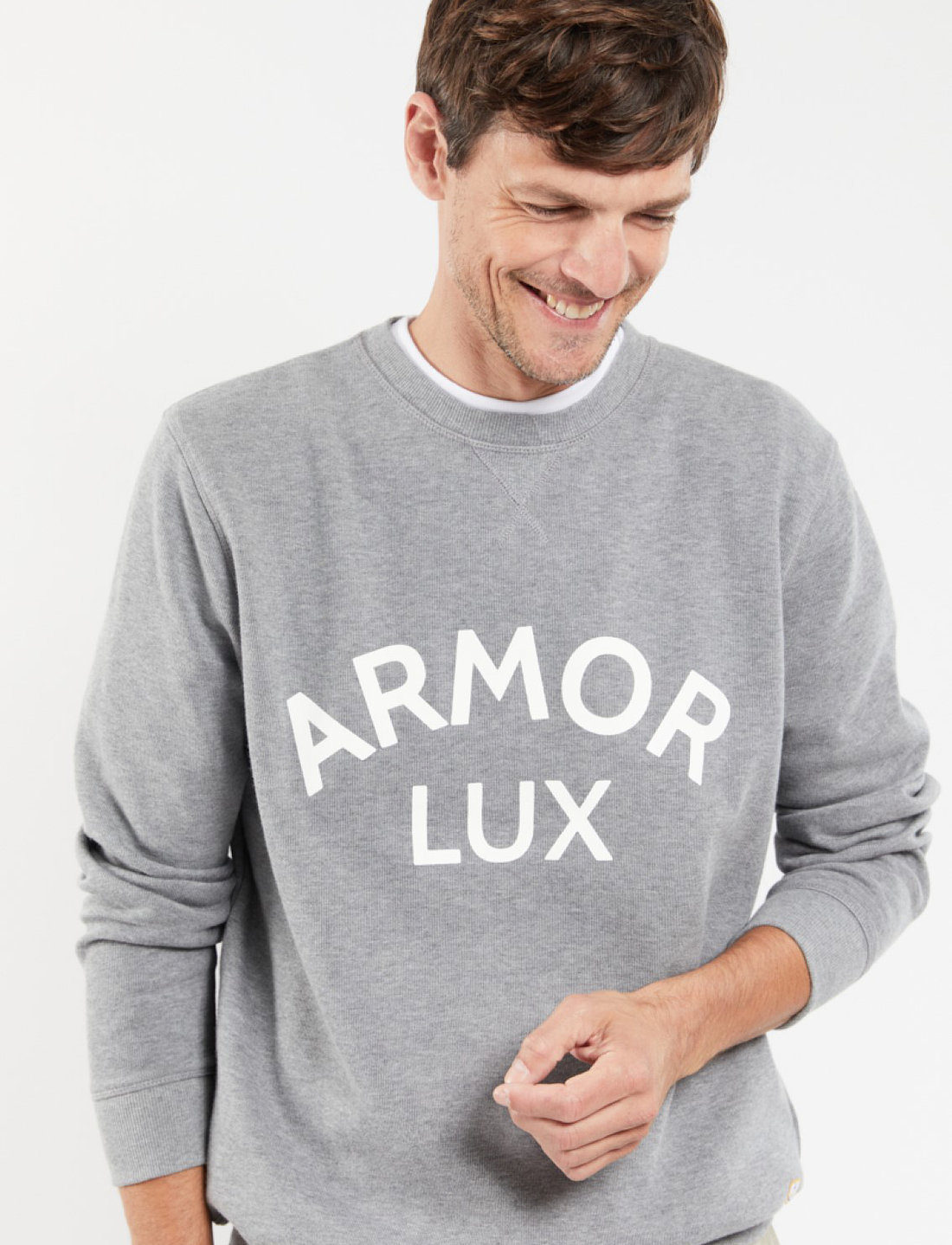 Armor Lux Logo Sweater Sweatshirts Boozt