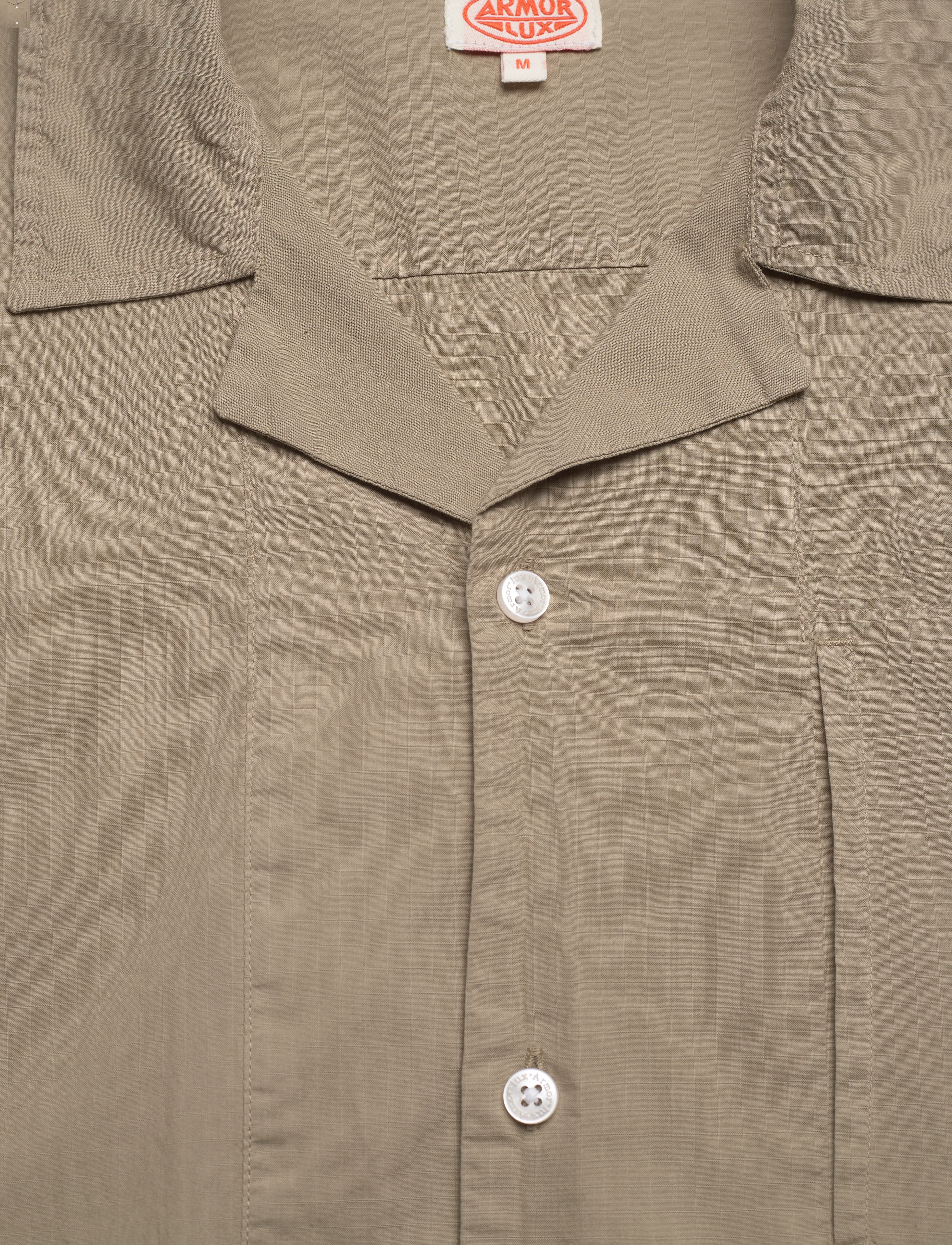 Armor Lux - Shirt shark collar - argile e23 - 4