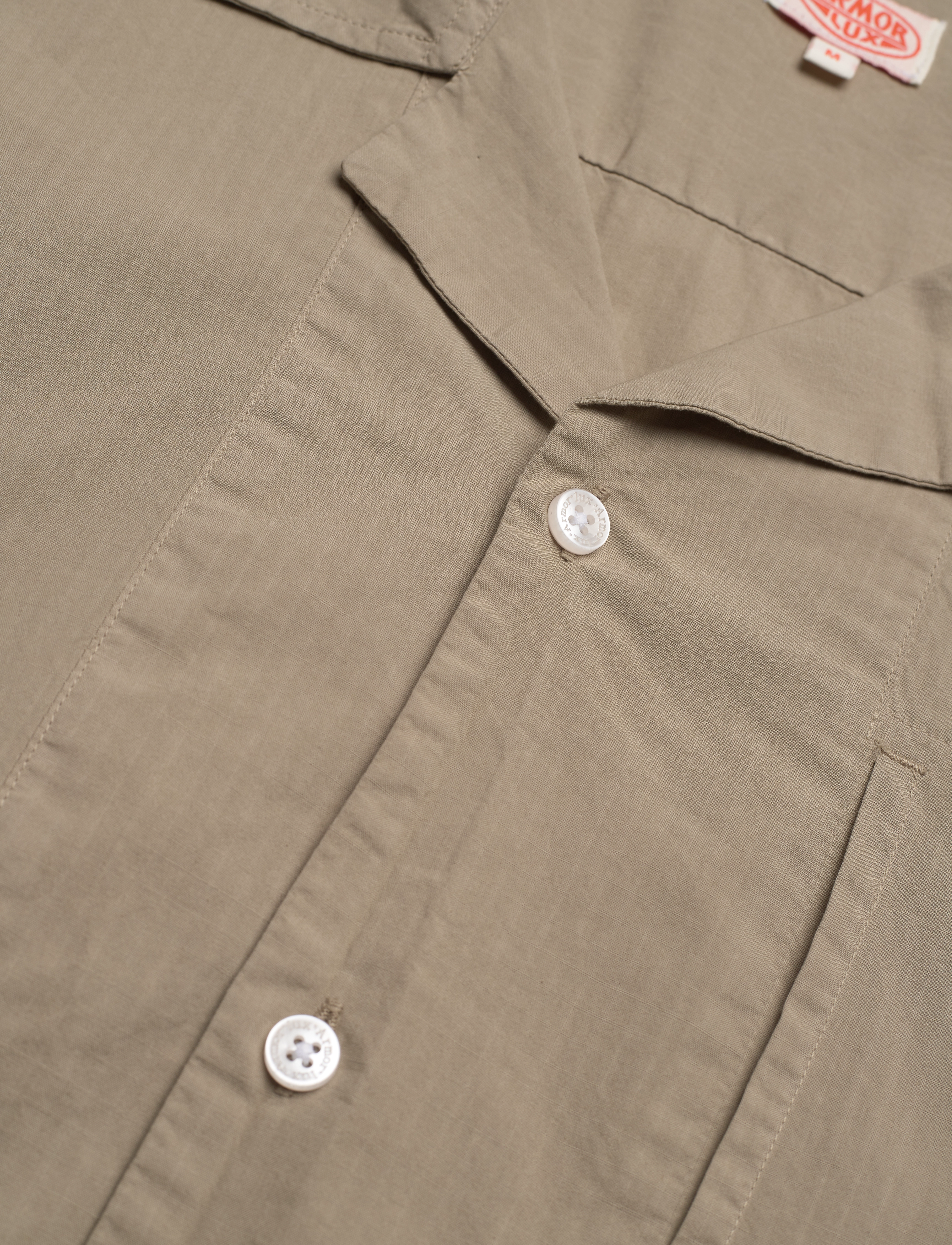 Armor Lux - Shirt shark collar - argile e23 - 5