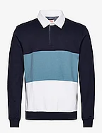 Polo Sweater Héritage - MARINE DEEP/ST LÔ/WHITE
