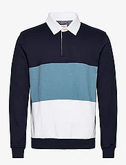 Armor Lux - Polo Sweater Héritage - strikkede poloer - marine deep/st lÔ/white - 0