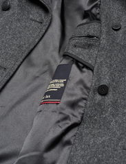 Armor Lux - Pea Coat "Kermoor" - wool jackets - grey chinÉ - 4