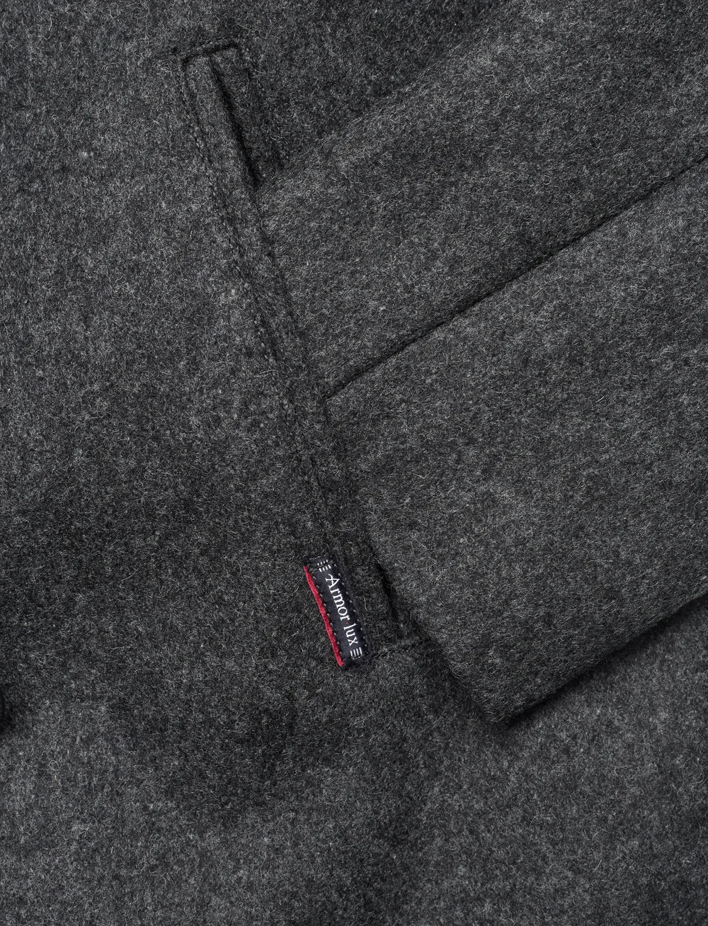 Armor Lux - Pea Coat "Kermoor" - vinterjackor - gris chine - 3