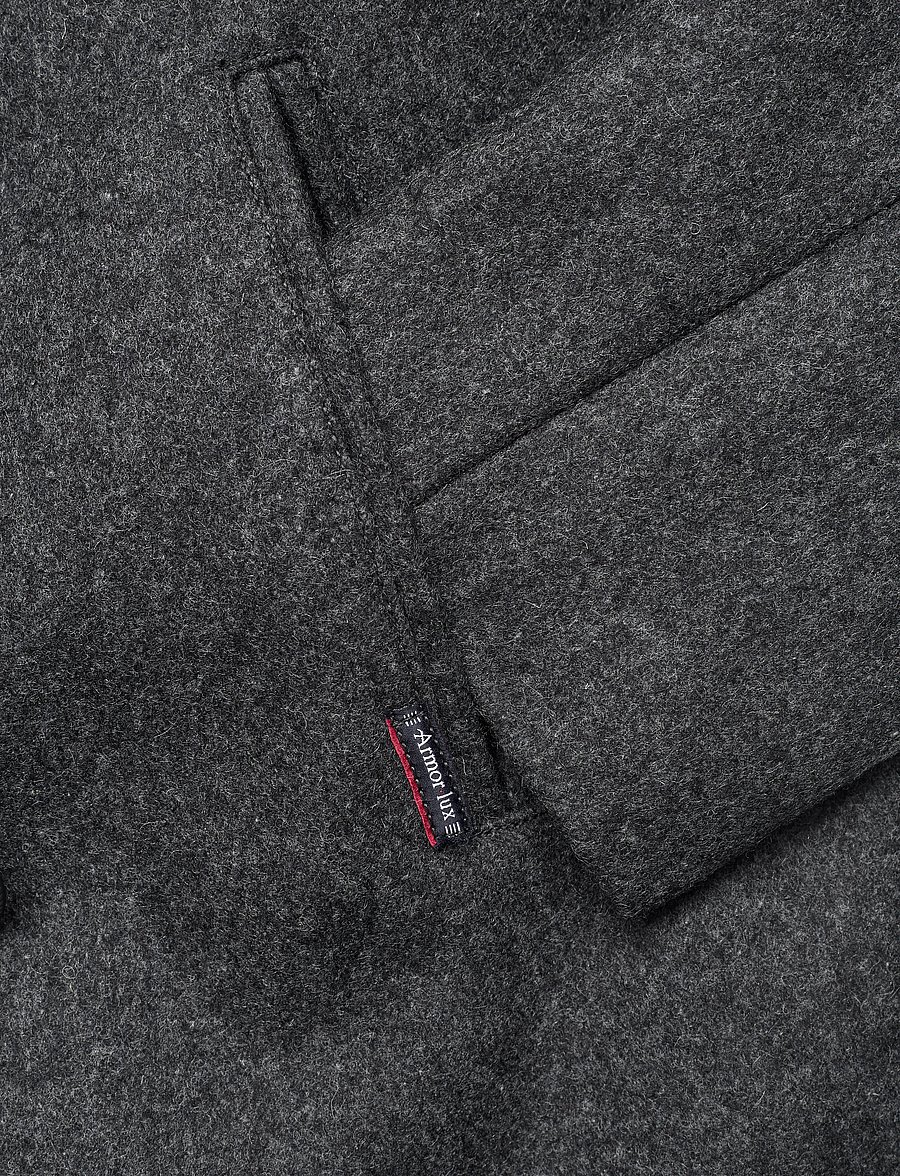 Armor Lux - Pea Coat "Kermoor" - jacken - gris chine - 4