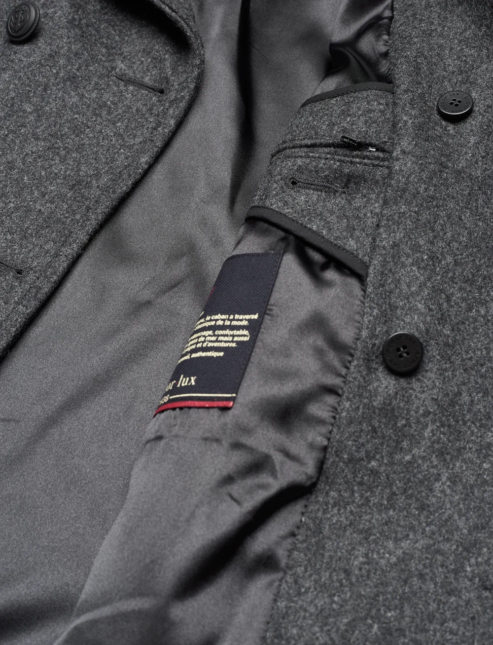 Armor Lux - Pea Coat "Kermoor" - vinterjackor - gris chine - 4