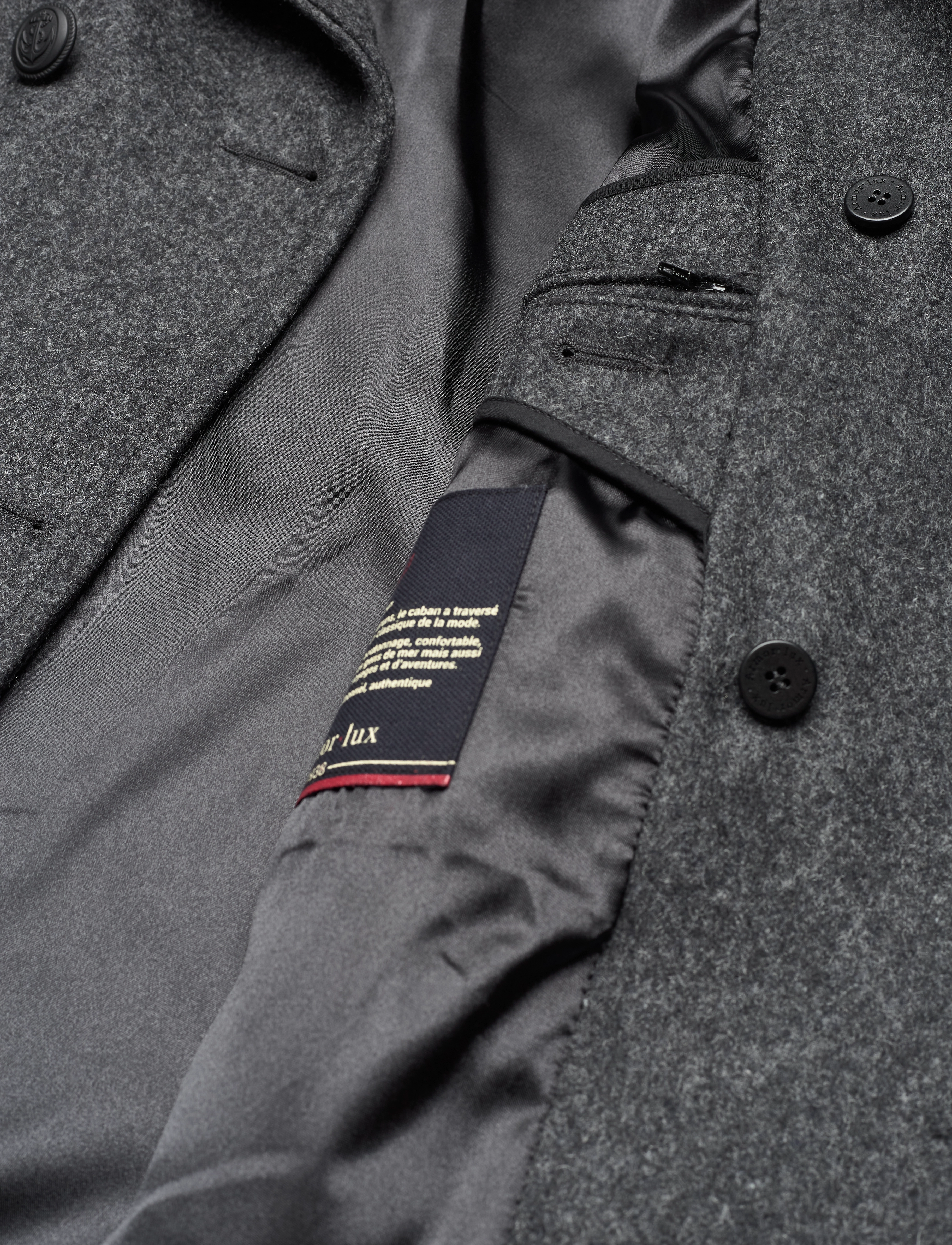 Armor Lux - Pea Coat "Kermoor" - gris chine - 5
