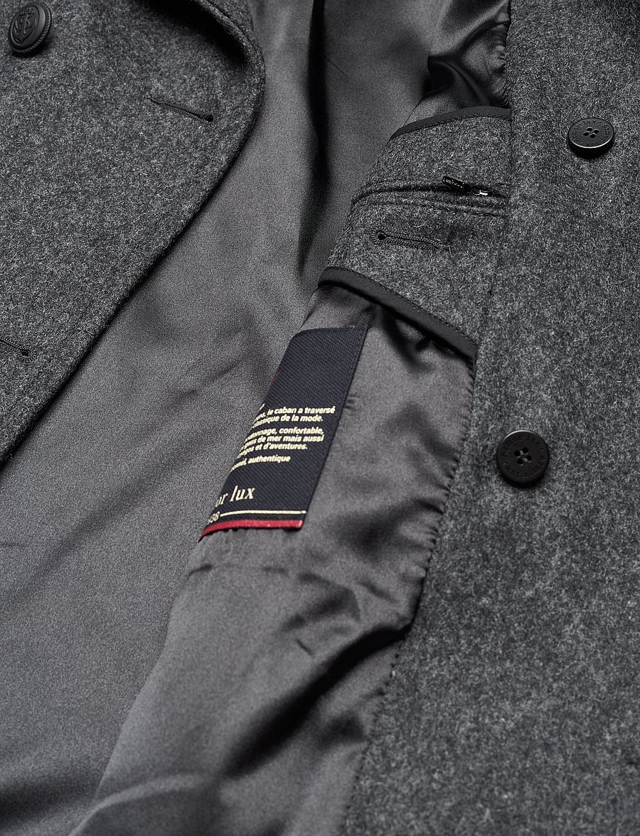 Armor Lux - Pea Coat "Kermoor" - jacken - gris chine - 5