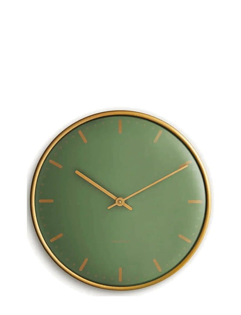 Arne Jacobsen Clocks - City Hall Wall clock Ø21 cm green - wall clocks - green - 1