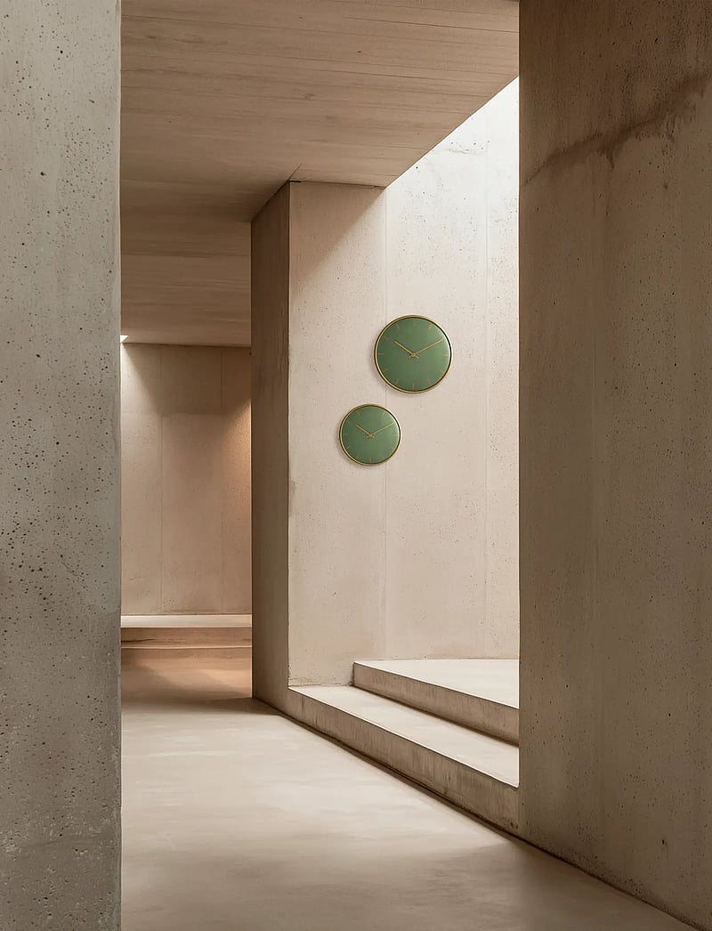 Arne Jacobsen Clocks - City Hall Wall clock Ø21 cm green - wall clocks - green - 0