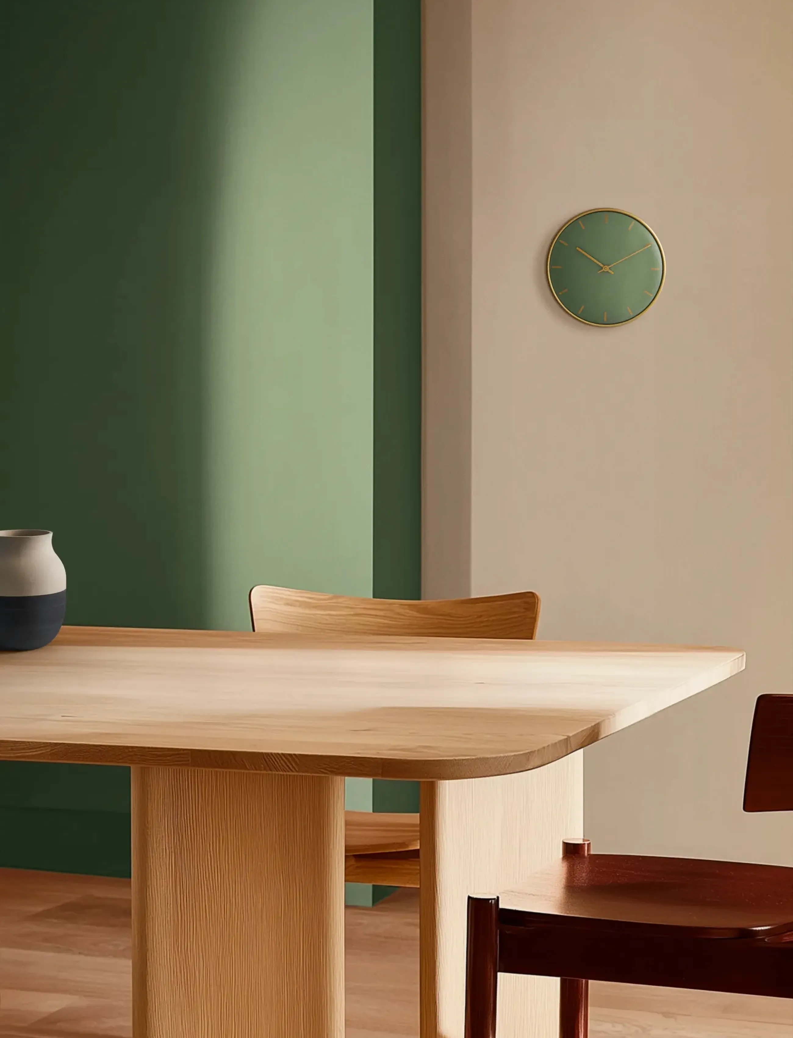 Arne Jacobsen Clocks - City Hall Wall clock Ø21 cm green - seinakellad - green - 2