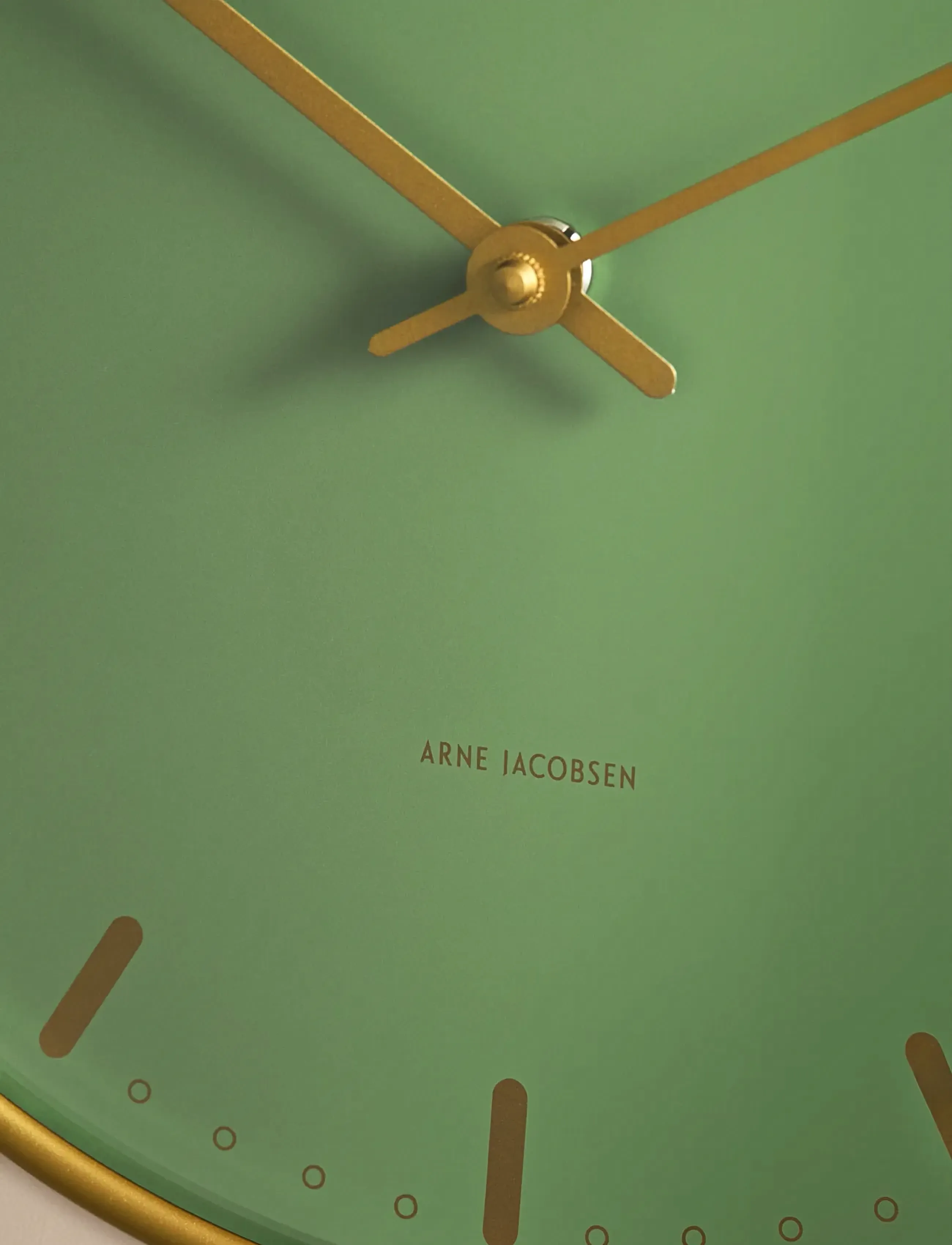 Arne Jacobsen Clocks - City Hall Wall clock Ø21 cm green - seinakellad - green - 3