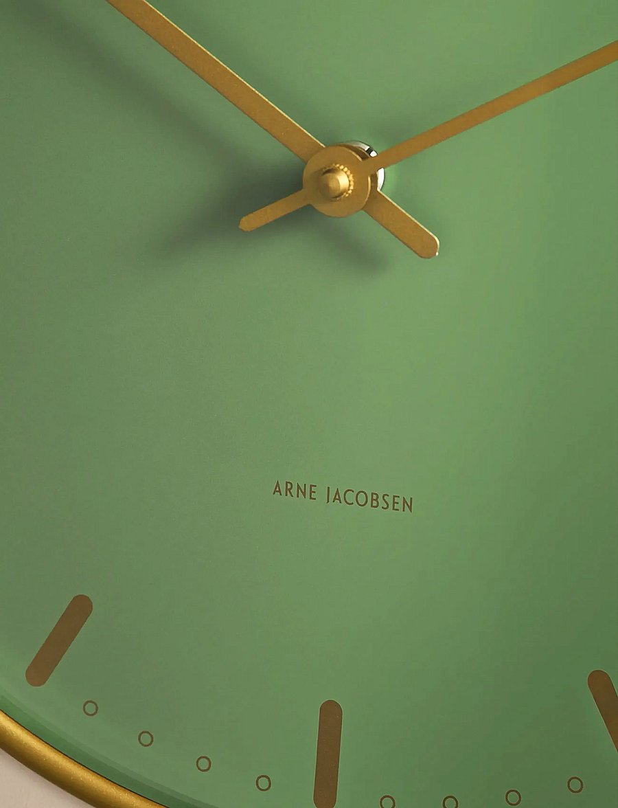 Arne Jacobsen Clocks - City Hall Wall clock Ø29 cm green - wall clocks - green - 3