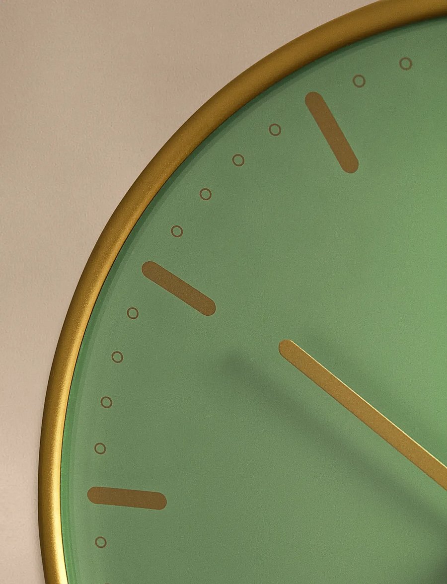 Arne Jacobsen Clocks - City Hall Wall clock Ø29 cm green - wall clocks - green - 4