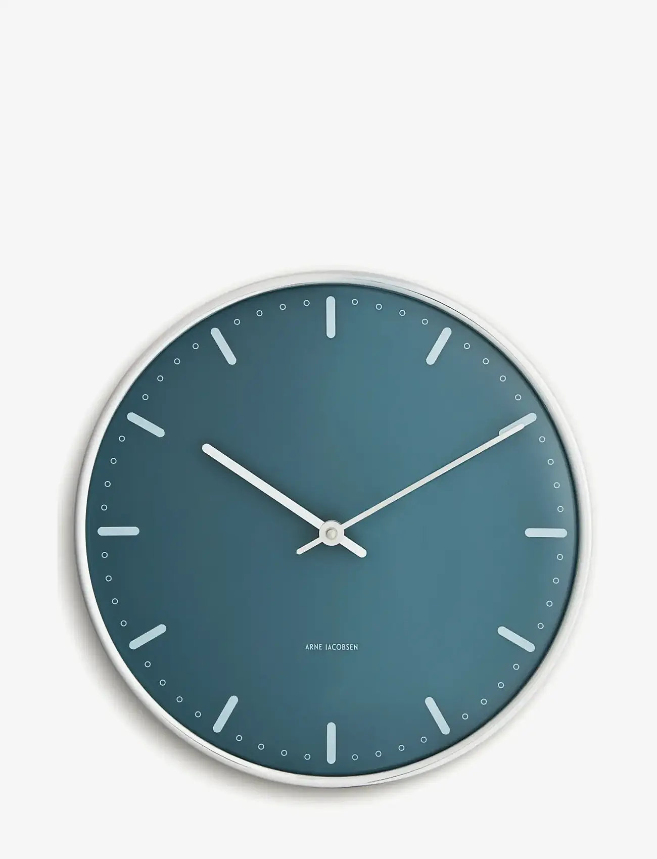 Arne Jacobsen Clocks - City Hall Vægur Ø29 cm blå - vægure - blue - 0
