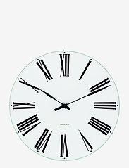 Roman Wall clock Ø21cm - WHITE/BLACK