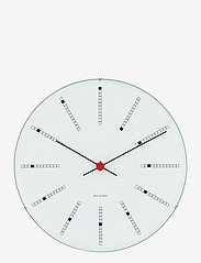 Arne Jacobsen Clocks - Bankers Wall clock Ø29cm - sieniniai laikrodžiai - white/black/red - 0