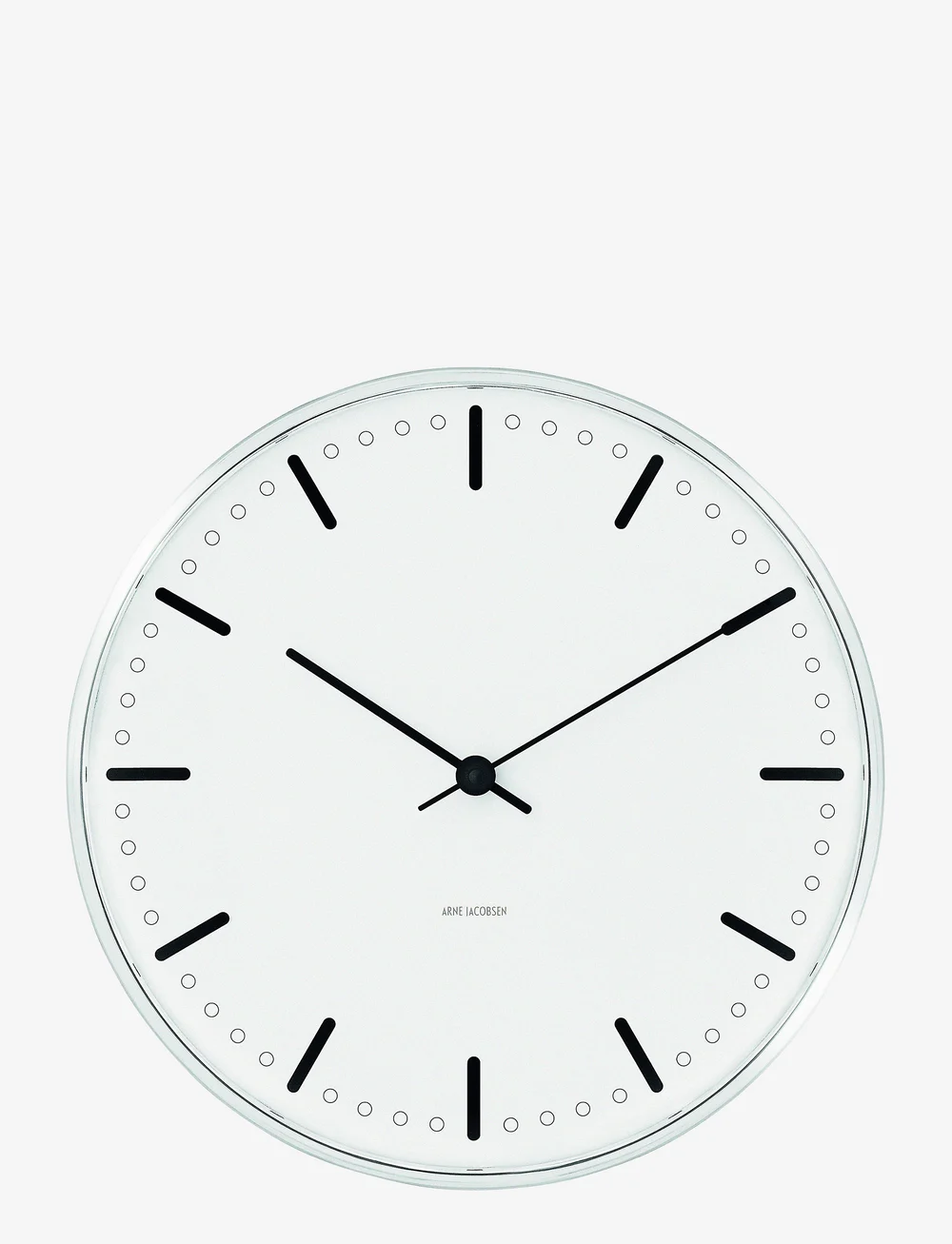 Arne Jacobsen Clocks - City Hall Vægur Ø29 cm - køb efter pris - white/black - 0