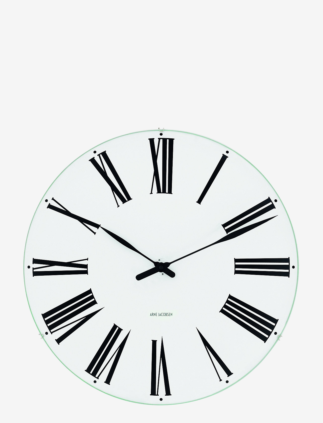 Arne Jacobsen Clocks - Roman Wall clock Ø29cm - nach preis einkaufen - white/black - 0
