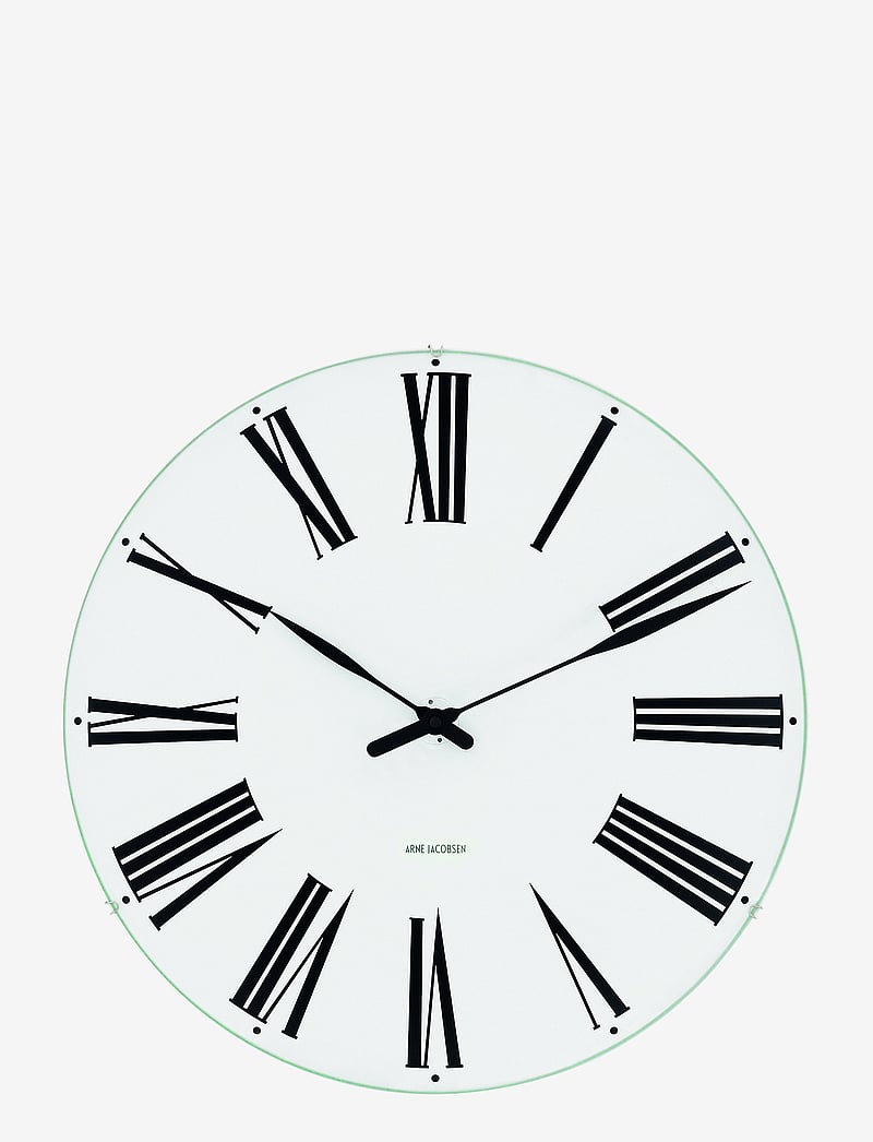 Arne Jacobsen Clocks - Roman Wall clock Ø29cm - nach preis einkaufen - white/black - 0