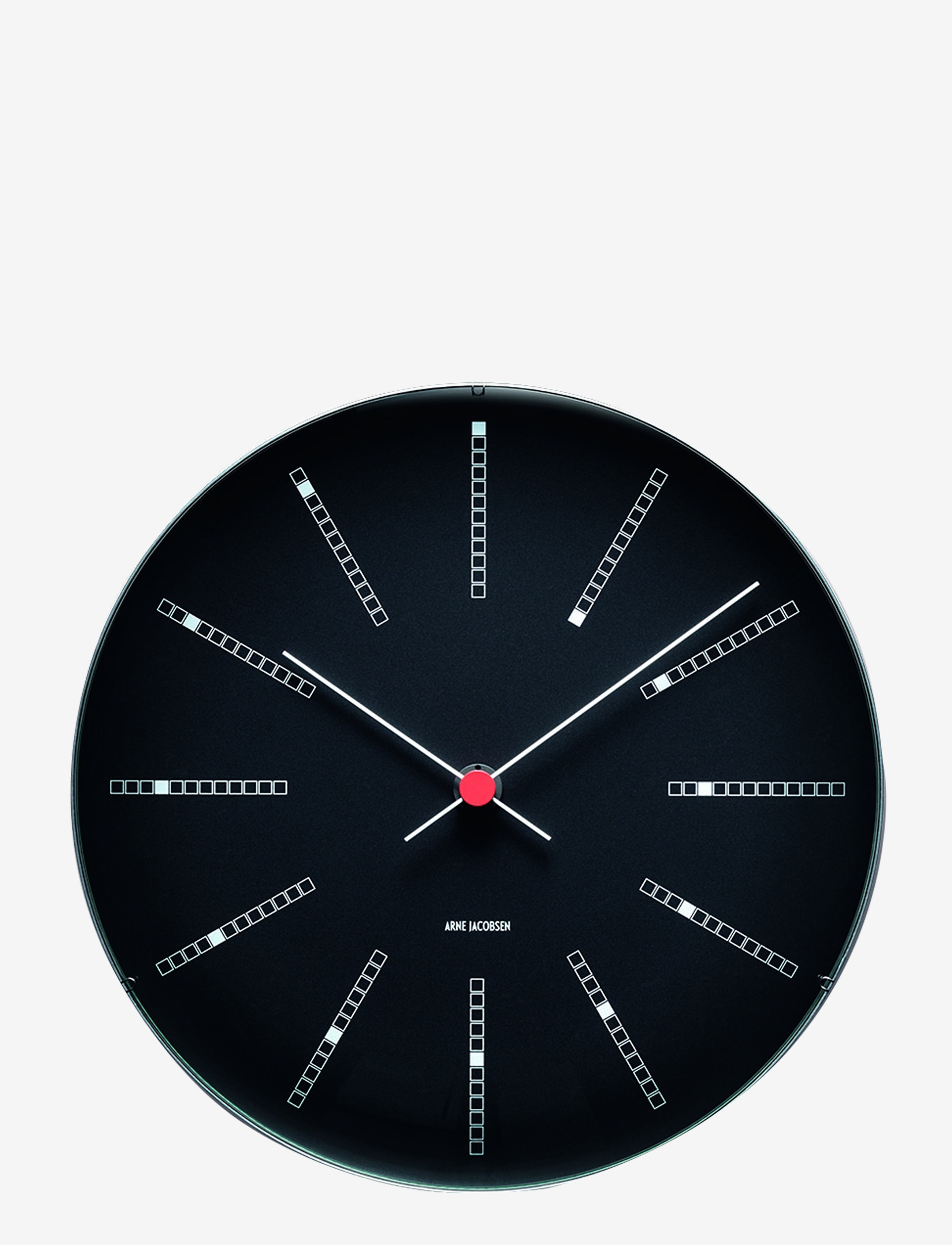 Arne Jacobsen Clocks Bankers Vægur Ø29 Cm, cm, Watches, Schwarz - Wall Clocks, Homeware