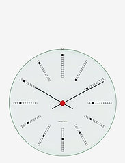 Arne Jacobsen Clocks - Bankers Wall clock Ø48cm - wanduhren - white/black/red - 0