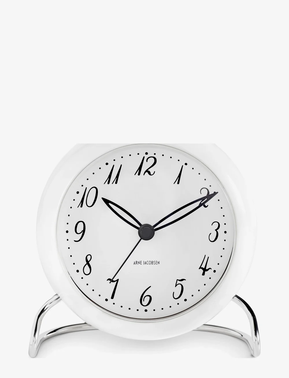 Arne Jacobsen Clocks - LK Bordsur Ø11 cm vit - bordsklockor - white - 1