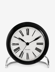 Arne Jacobsen Clocks - Roman Table clock Ø11 cm white/black - uz kamīna un galda noliekami pulksteņi - white/black - 1