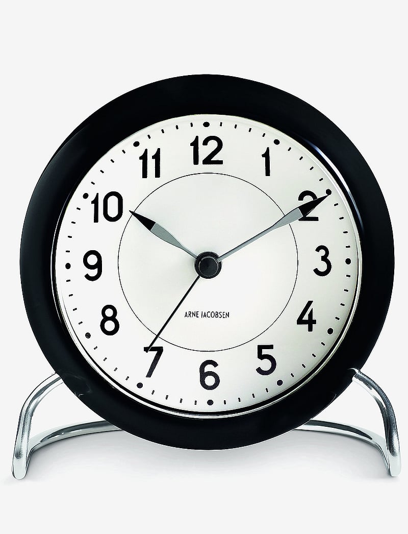 Arne Jacobsen Clocks - Station Bordur Ø11 cm - køb efter pris - white/black - 2