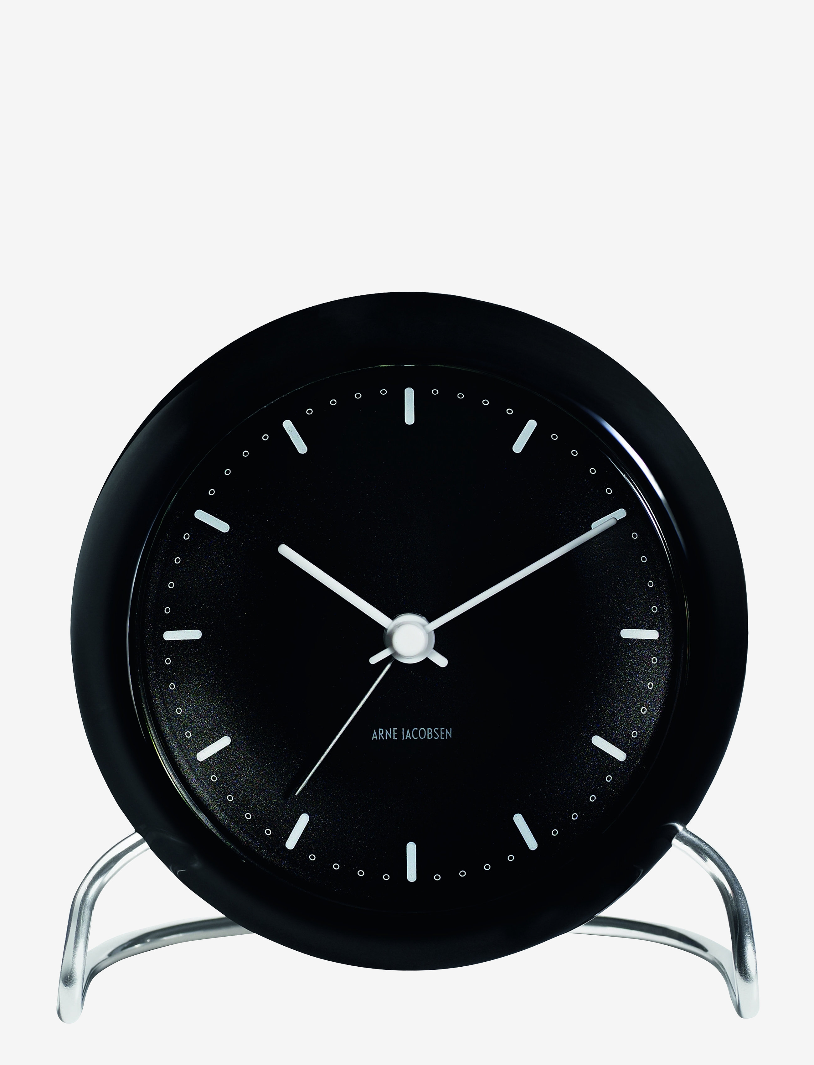Arne Jacobsen Clocks City Hall Bordur Ø11 Cm, cm, Watches, Schwarz - Alarm Clocks, Homeware