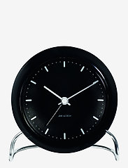City Hall Table clock Ø11cm - BLACK