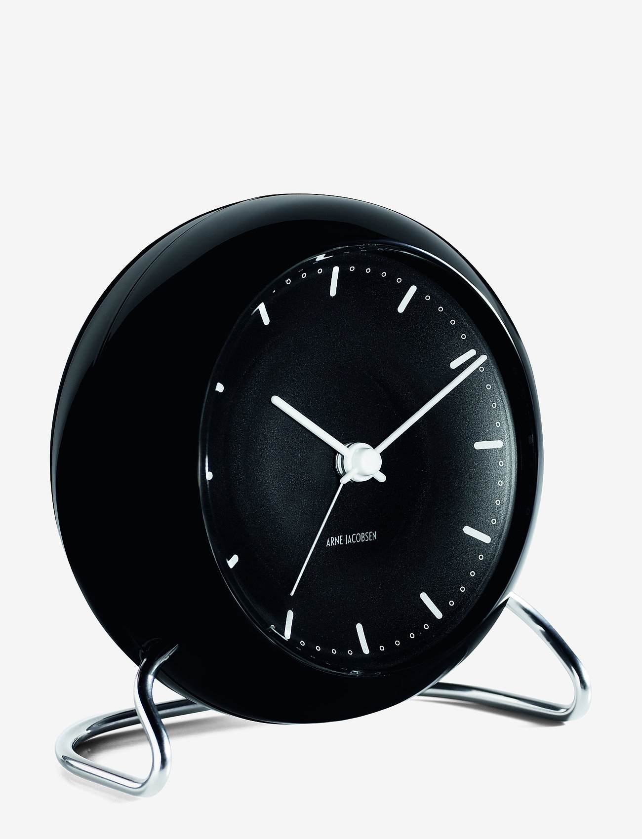 Arne Jacobsen Clocks - City Hall Bordsur Ø11 cm - väckarklockor - black - 1
