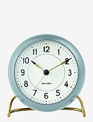 Station Table clock Ø11cm - GREY/WHITE
