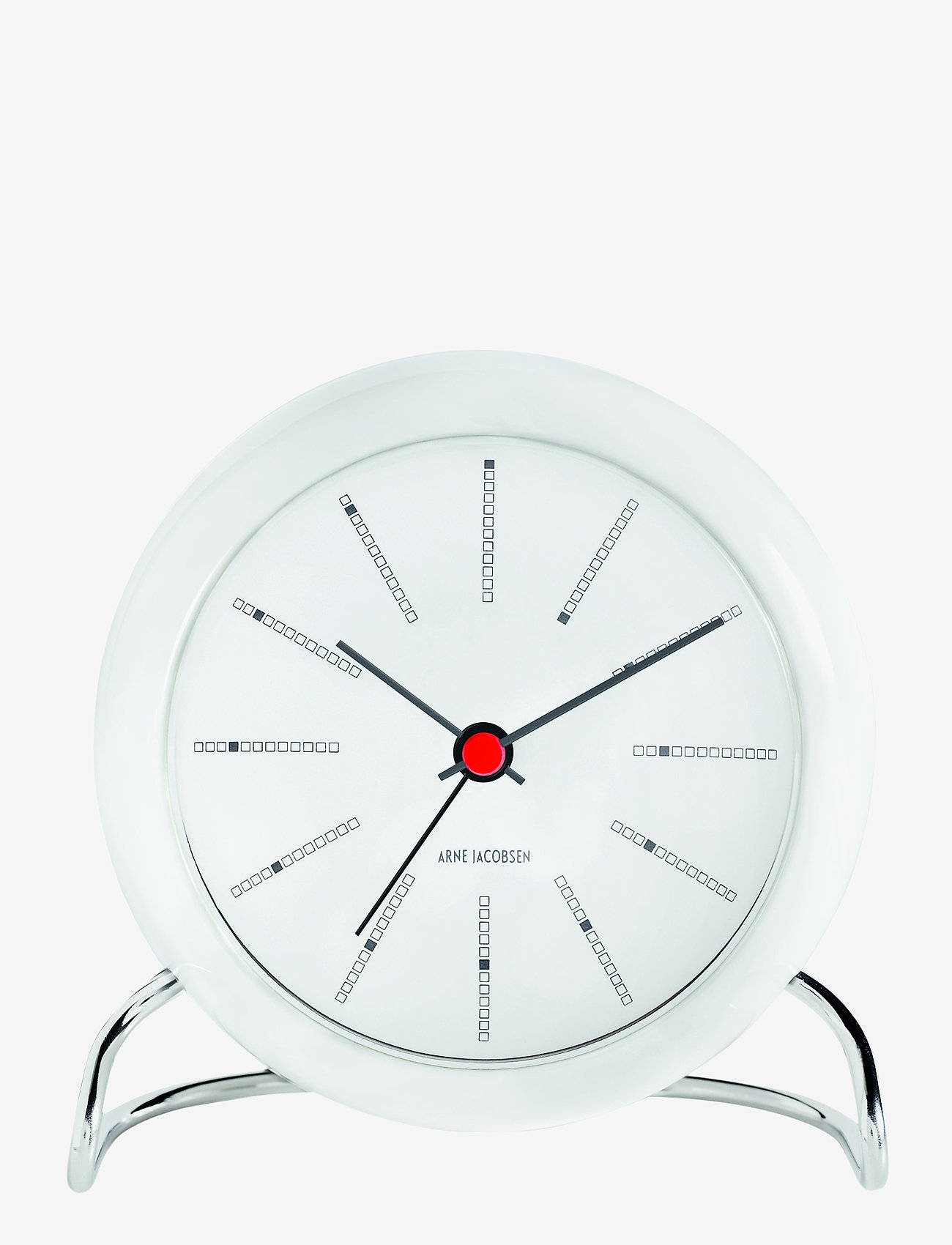 Arne Jacobsen Clocks - Bankers Table clock Ø11cm - white - 0